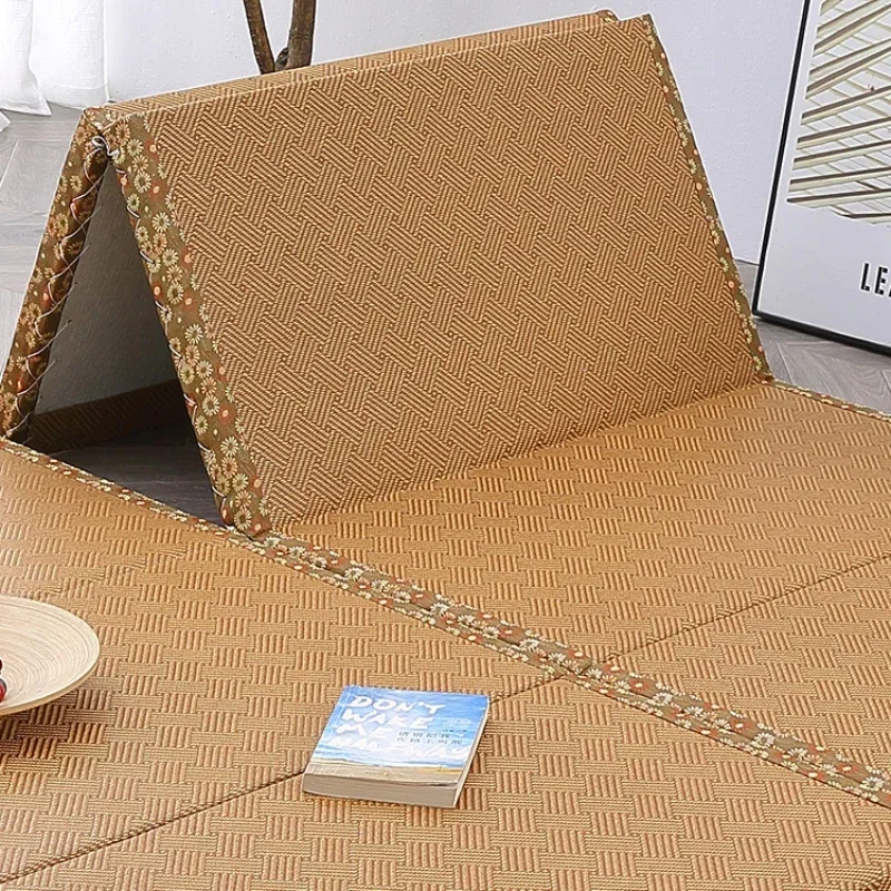 Складной напольный матрас дышащий с татами японский кокосовой пальмой удобный