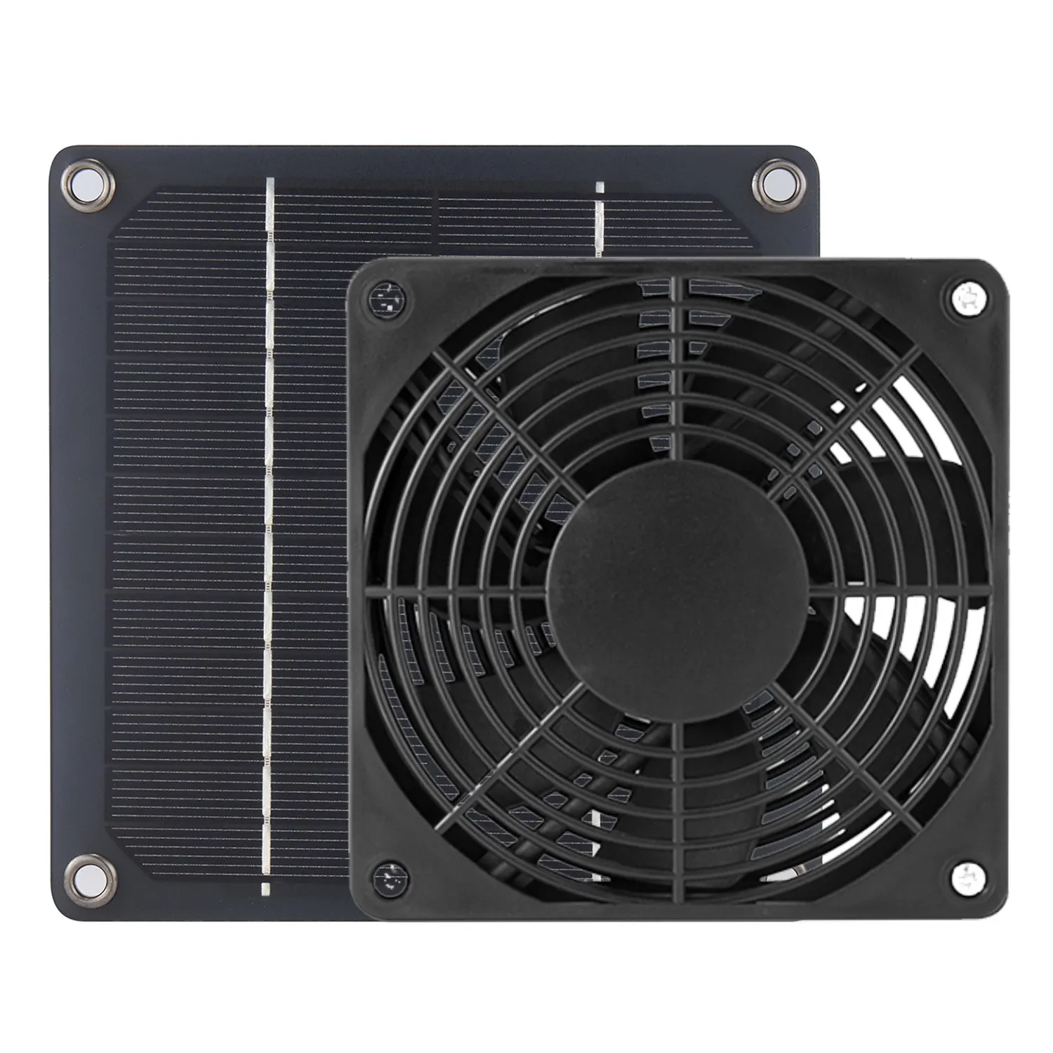 

3W Solar Exhaust Fan Outdoor Portable 2000R/Min High-Speed Solar Exhaust Fan for Greenhouse Pet House Kennel Cooling