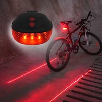 bicycle lighting led taillight safety warning light 2 laser night mountain bike rear light tail light lamp bycicle light