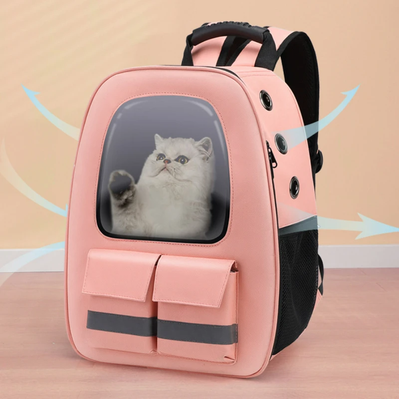 

Cat Backpack Carrying Breathable Travel Pet Bag Dog Accessories Transportation Puppy Carrier Cats Cage Pet Supplies