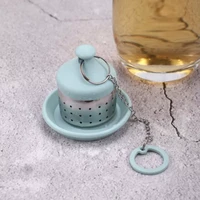 nordic style tea infuser silicone stainless steel mesh tea strainer herbal medicine tea maker set accessories kitchen tools