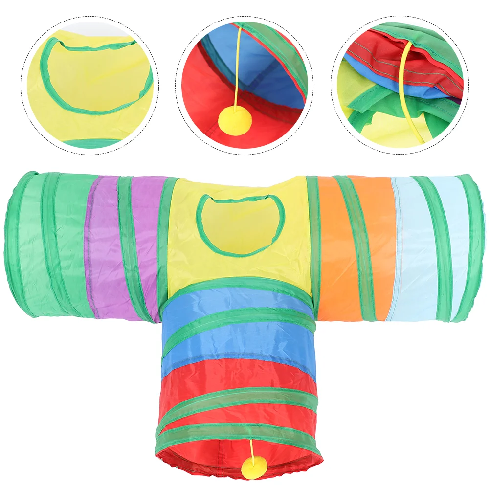 

Tunnel Rabbit Cat Hamster Bed Tube Toys Hideoutpet Bunny Guinea Tunnels Toy Hideaway Rabbitsnest Chinchilla Indoor Ferret