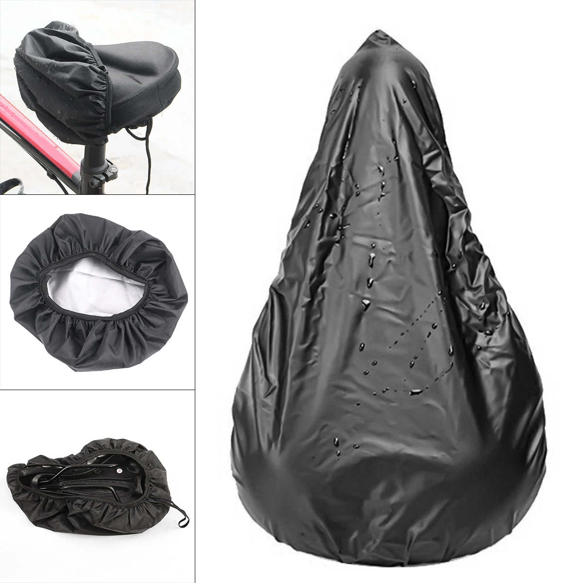 

1 Piece Waterproof Bike Seat Rain Cover Dustproof Seat Cover Mountain Bike Seat Cover Rain Dust Protective Bicycle Accessories