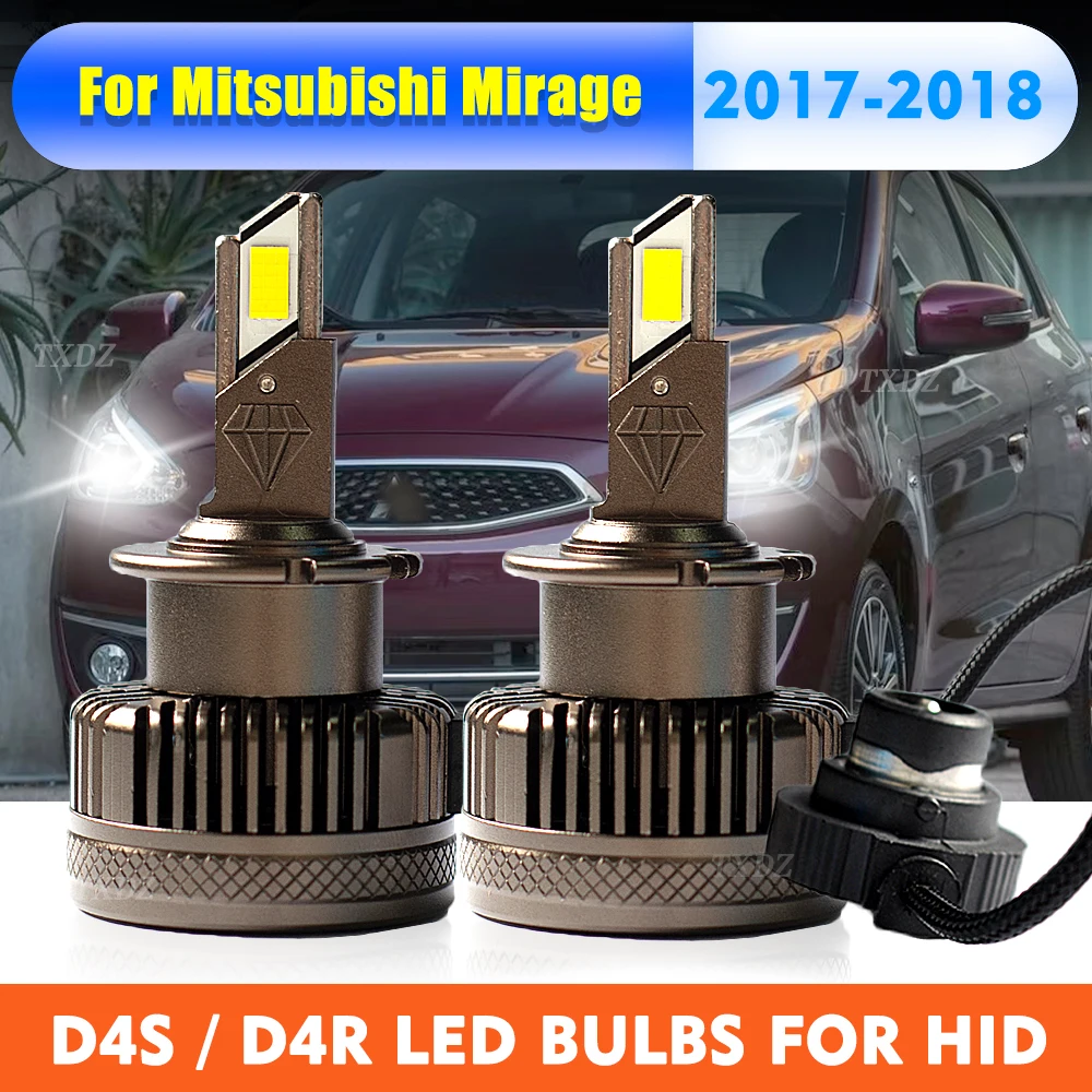 Ксеноновая лампа для 17-18 Mitsubishi Mirage D4S светодиодные лампы фар D4 LED 6000K 55W D4R 42402 66440 HID