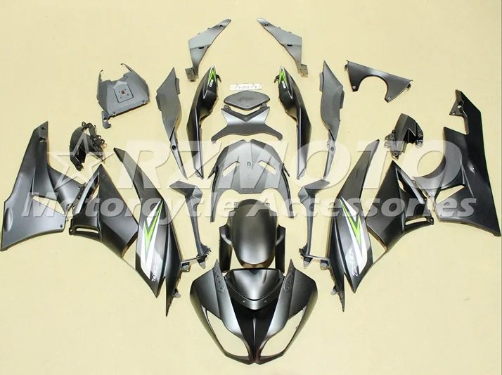 

Новый комплект обтекателей для мотоцикла ABS, подходит для Kawasaki Ninja ZX6R 636 ZX-6R 2009 2010 2011 09 10 11 12, черный на заказ
