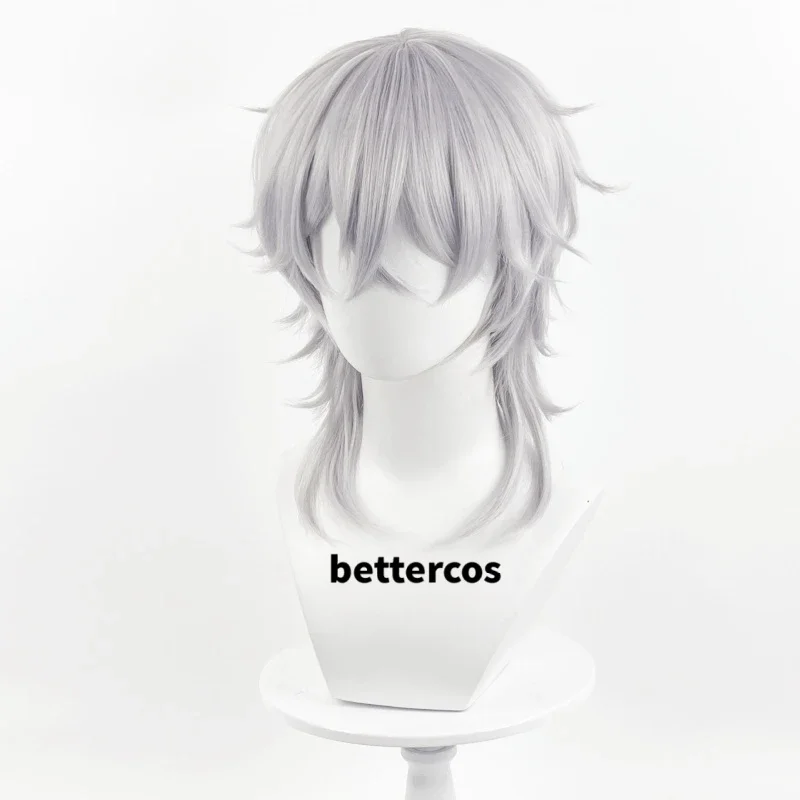 Fukuzawa Yukichi Косплей Парик Аниме Короткие Термостойкие Волосы Парики Для Хэллоуина