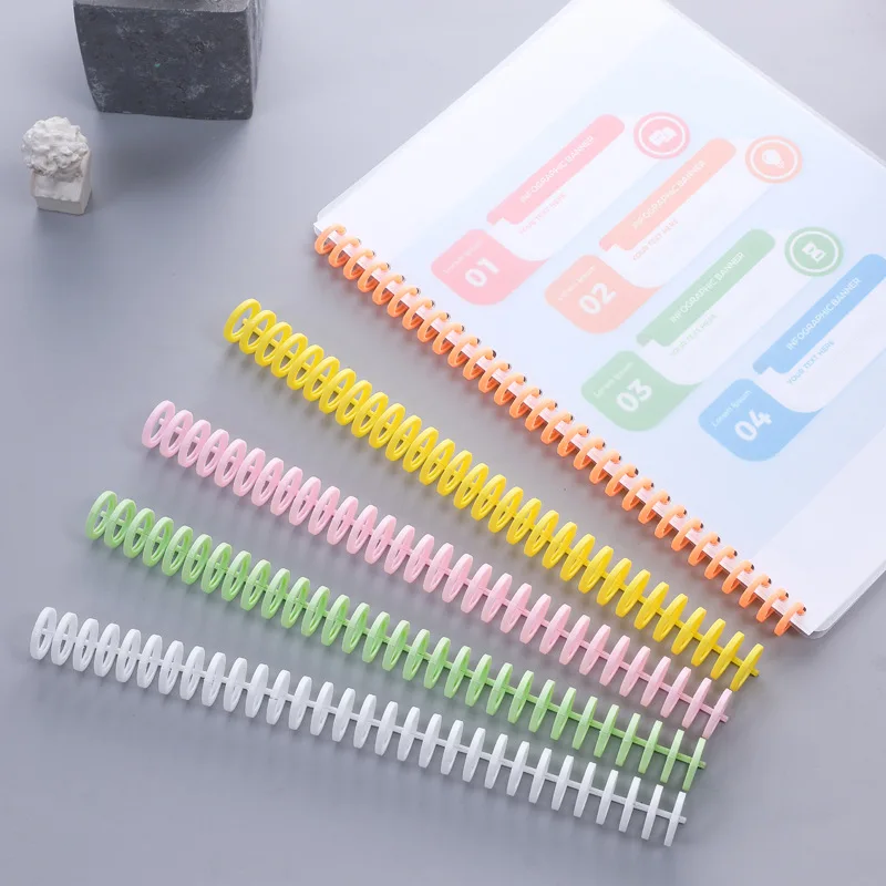 

30-hole multi-function loose-leaf ring binding strip 10mm detachable and free to cut A4A5 loose-leaf ring