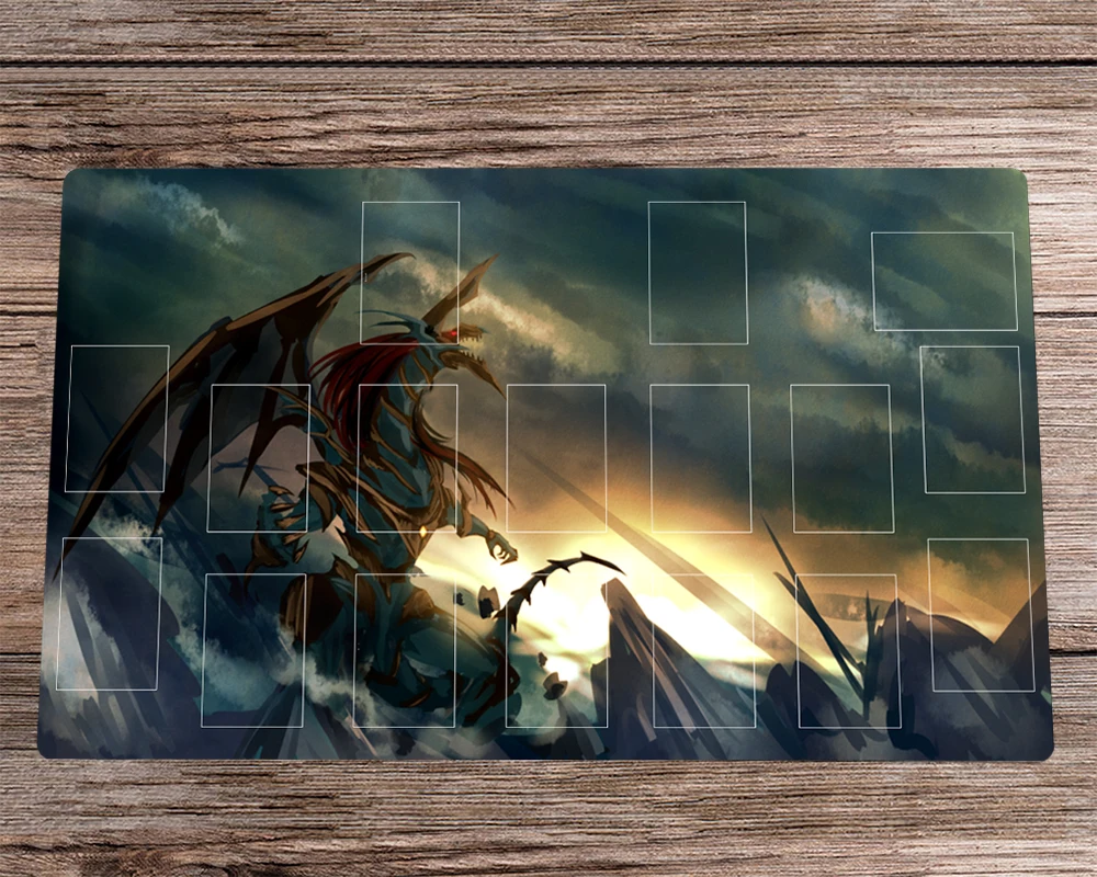 

Новый Yu-Gi-Oh! Игровой коврик из аниме «император дракон», 60x35 см