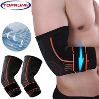 1pair sports elbow brace adjustable compression sleeve arm support with strap for tendonitis arthritisbursitispain relief