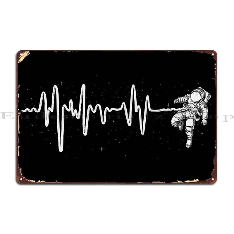 

Space Heartbeat Metal Sign Custom Pub Wall Cave Wall Mural Mural Tin Sign Poster