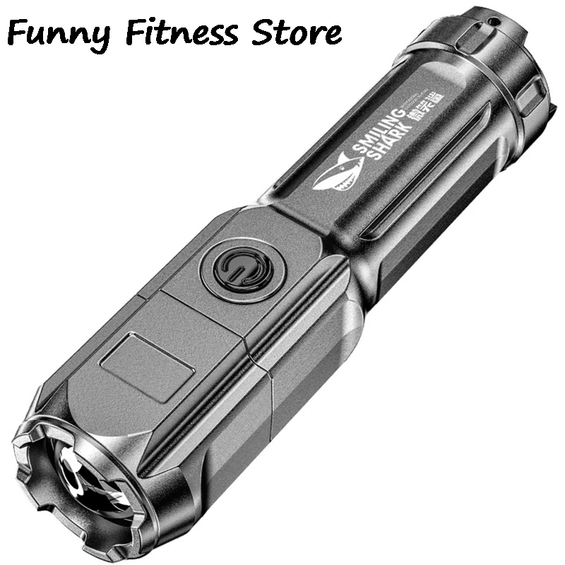 

Фонарик из алюминиевого сплава, масштабируемый светодиодный фонарик COB, уличные мощные лампы, фонарь для кемпинга, пешего туризма, скалолаз...