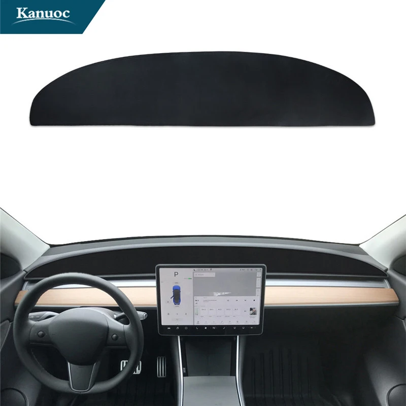 Для Tesla Model 3 Y 2017-2022 Левый коврик для приборной панели декоративная подушка