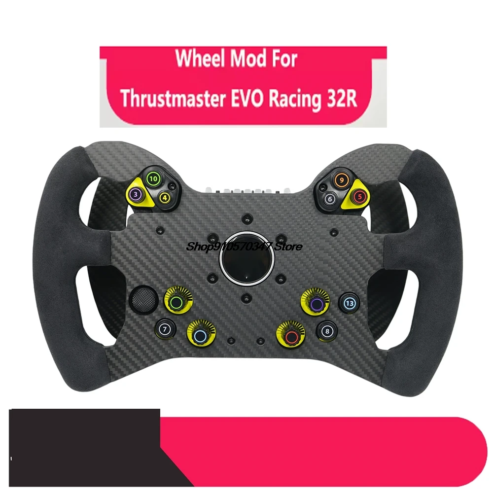 Фото Руль Thrustmaster EVO Racing 32R для симуляторов гонок, руль для гоночных игр F1/GT, сменный руль №2