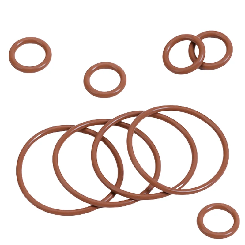 Коричневое уплотнительное кольцо FKM высокая термостойкость и коррозионная