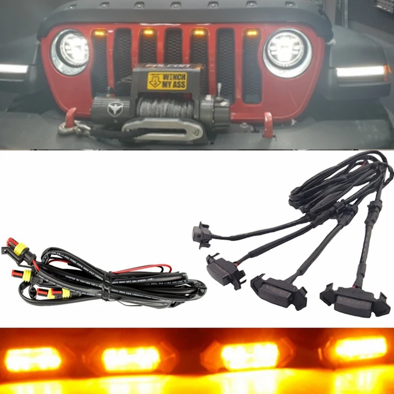 Трехцветная эмблема HVLMHA для Toyota Tacoma 4runner Tundra прочный пластиковый дневной свет