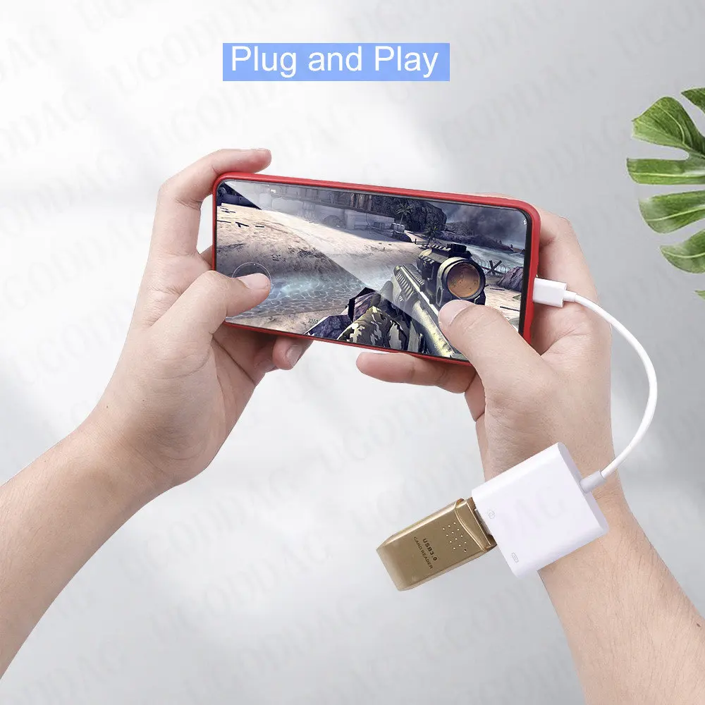 Адаптер OTG с портом USB C на 3 0 типа мама