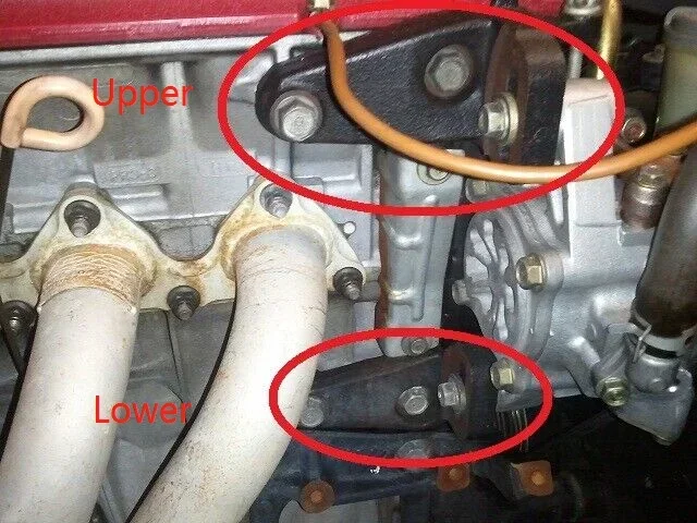 Кронштейн гидроусилителя нижний + верхний для Honda Civic 92-00 B16 GSR P72 серии B