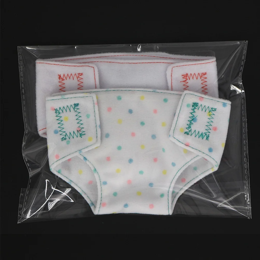 

4 Pcs Girl Toys Underpants Photo Props Cloth Diapers Dress Up Accessories Baby Accessory Pretend Play