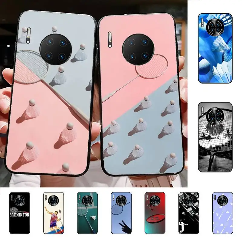 

Badminton Sport Phone Case for Huawei Mate 20 10 9 40 30 lite pro X Nova 2 3i 7se