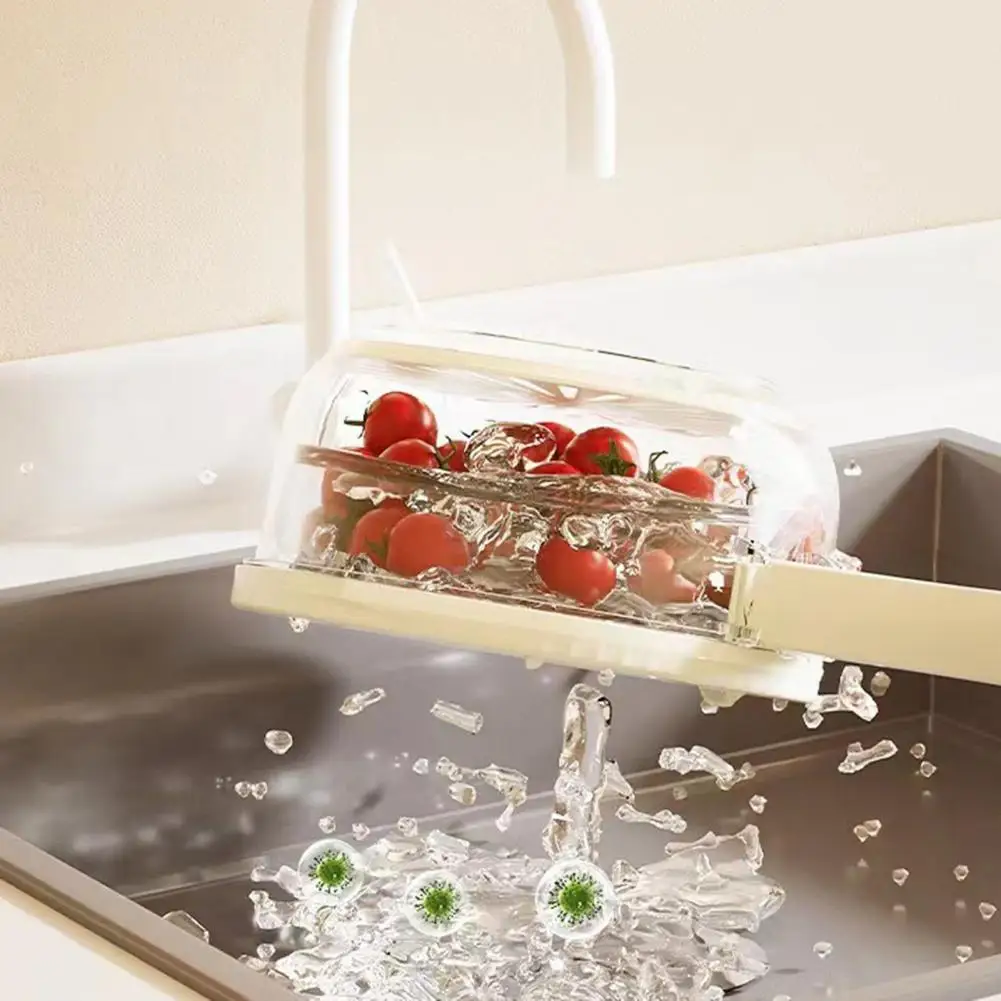 ity durszlak do warzyw i owoców ze składaną rączką Pojemność cedzaków Miska durszlakowa z uchwytem pokrywy Odpływ bez BPA dla wydajności