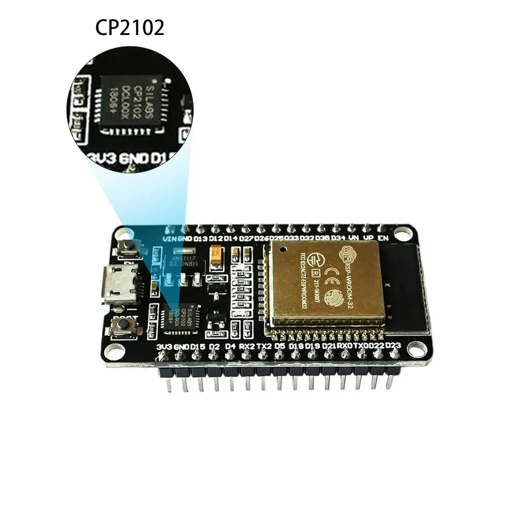

Новая версия! Макетная плата ESP32 CH9102X WiFi + Bluetooth, сверхнизкое энергопотребление, двухъядерный