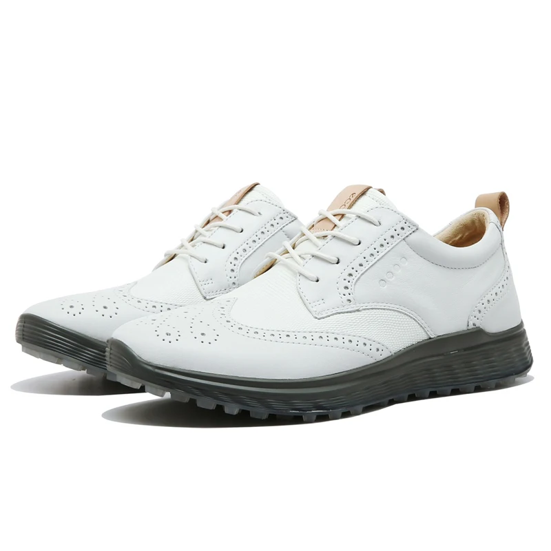 Genuine Leather Golf Shoes for Men Spikeless Classic Mens Brand Golf Training Walking Sneakers Leather