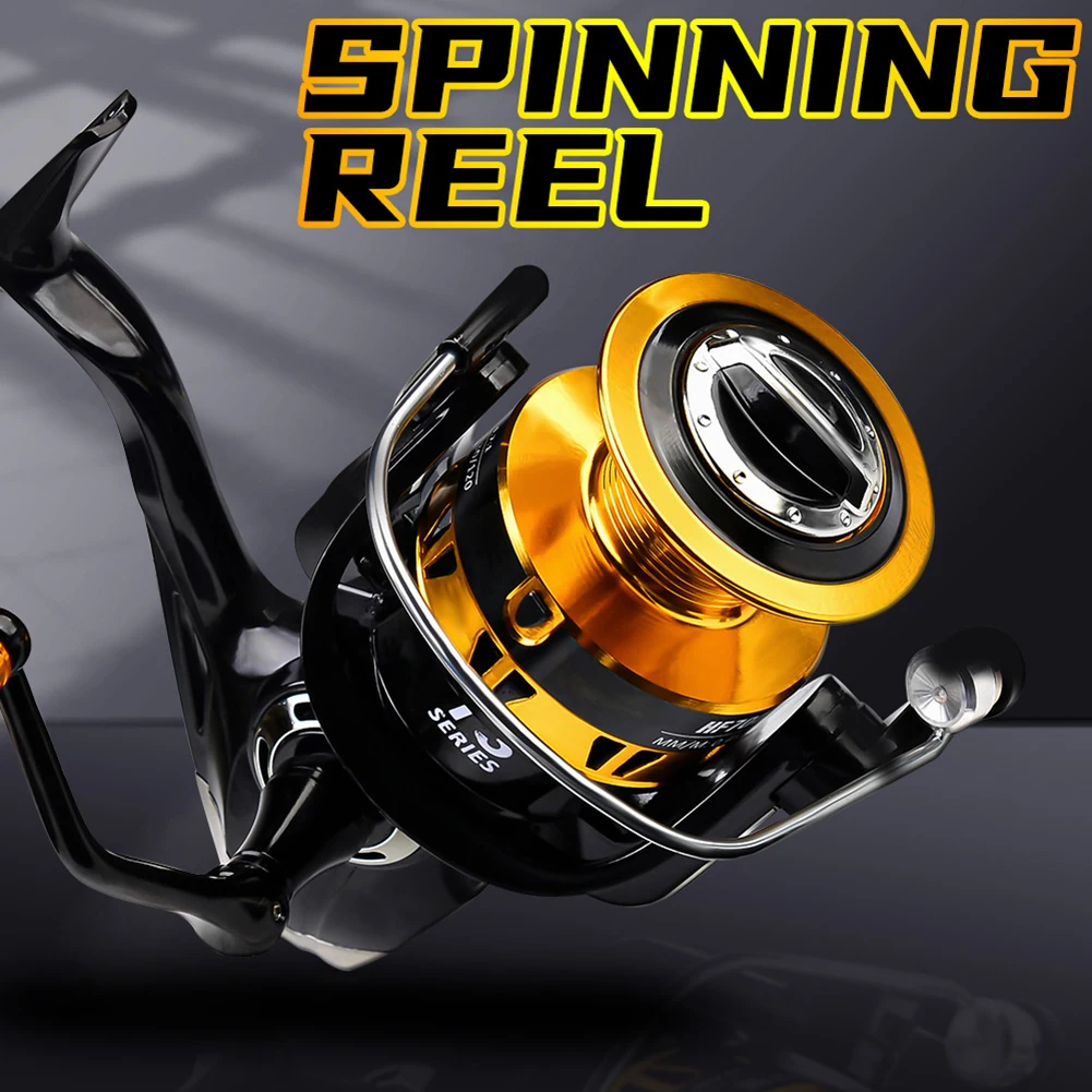 

Spinning Fishing Reel 1BB Spinning Fishing Wheels 4.7/1 High Speed Metal Grip Handle 1000-7000 5.2/1 Pesca Fishing Accessories