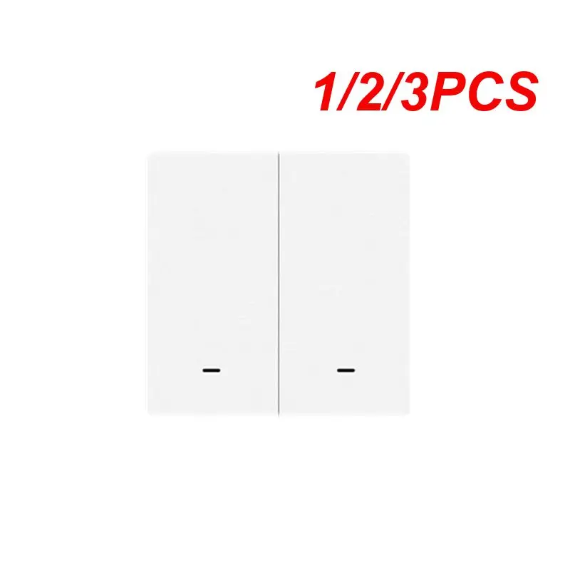 

1/2/3PCS WiFi Smart Wall Light Switch RF433 Push Button Transmitter Smart life Tuya App Remote Control Works with Alexa Google