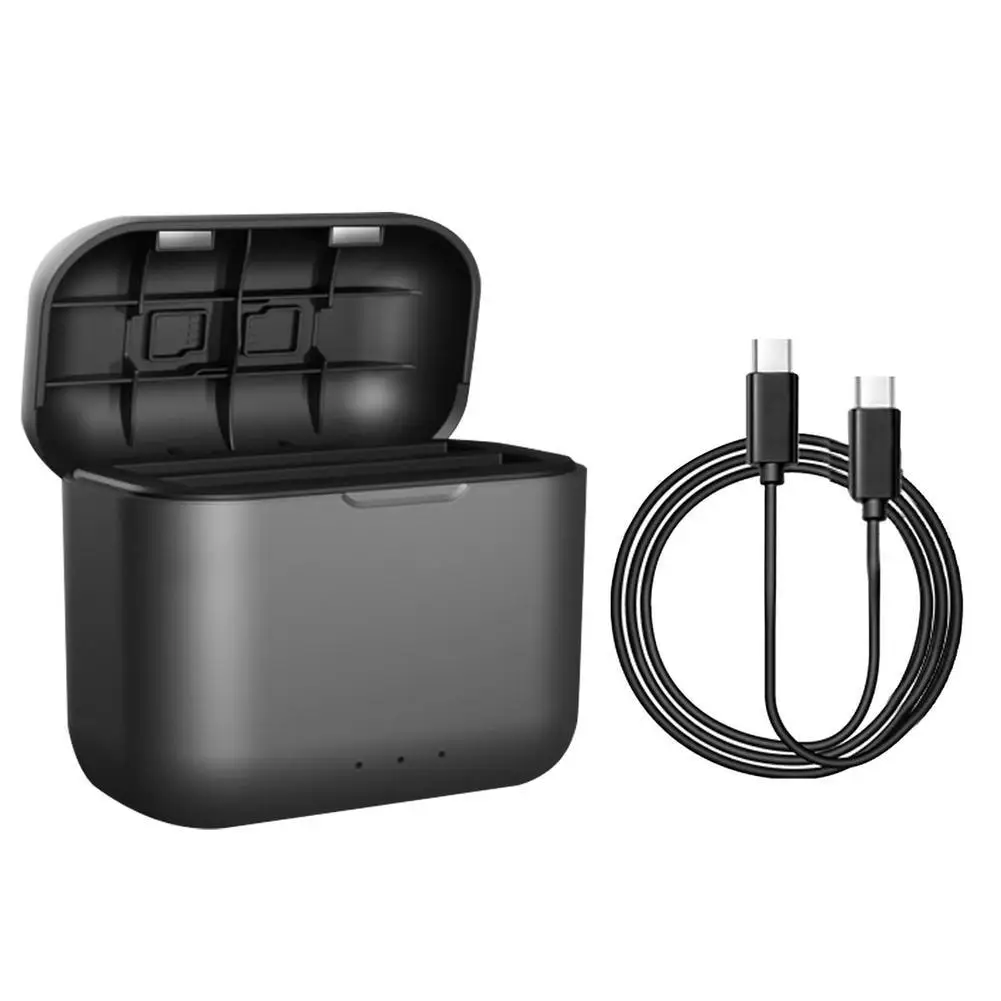 

Battery Charger Storage Case Fast Charging Hub Rechargeable Batteries Box Compatible For Insta360 X3 Camera Battery