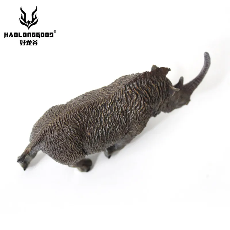 Фото Модель древнего животного Haolong Valley Woolly Rhino 1/35: Древний носорог из ледникового периода №4