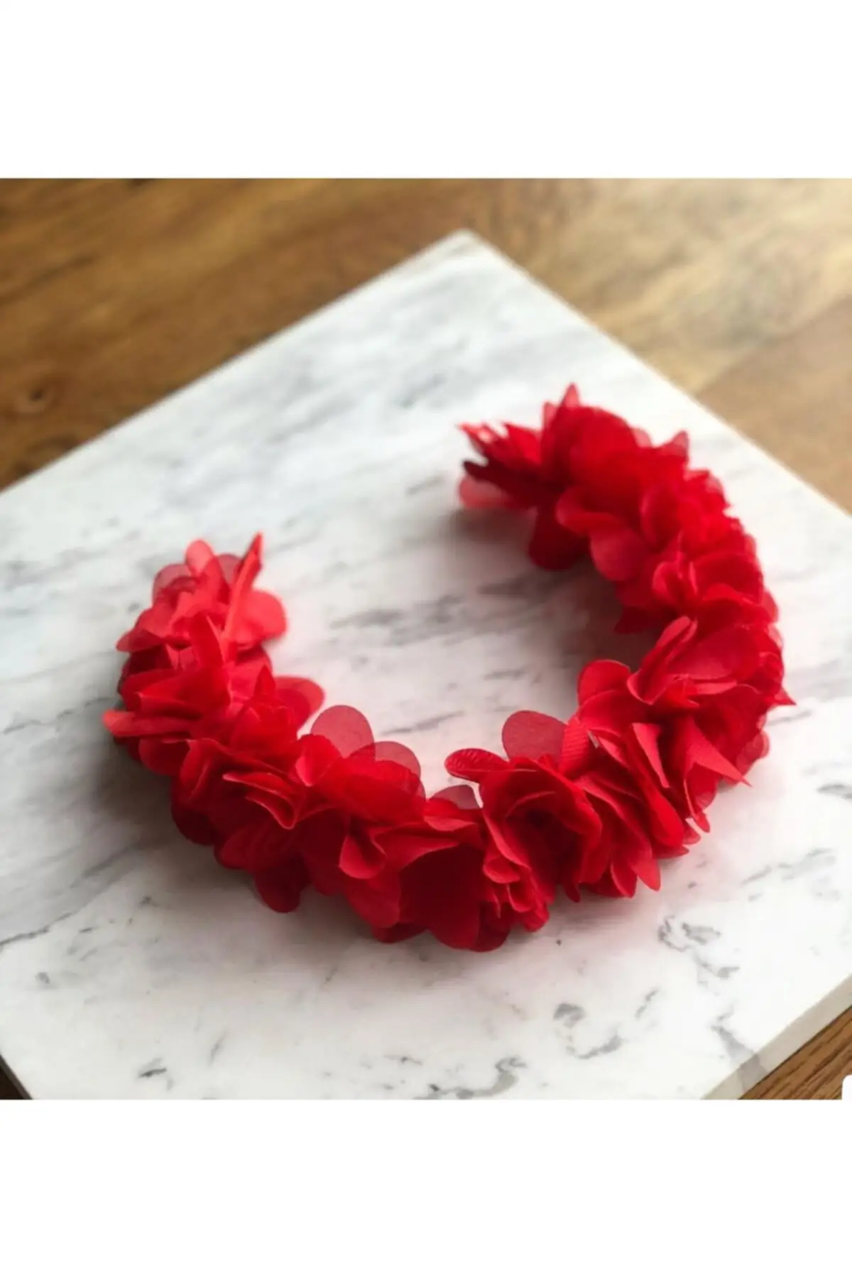 

Bridal Accessories Red Flower Bridal Tiara.Special Design Hair Accessory Wedding Handmade For Bride And Bridesmaids