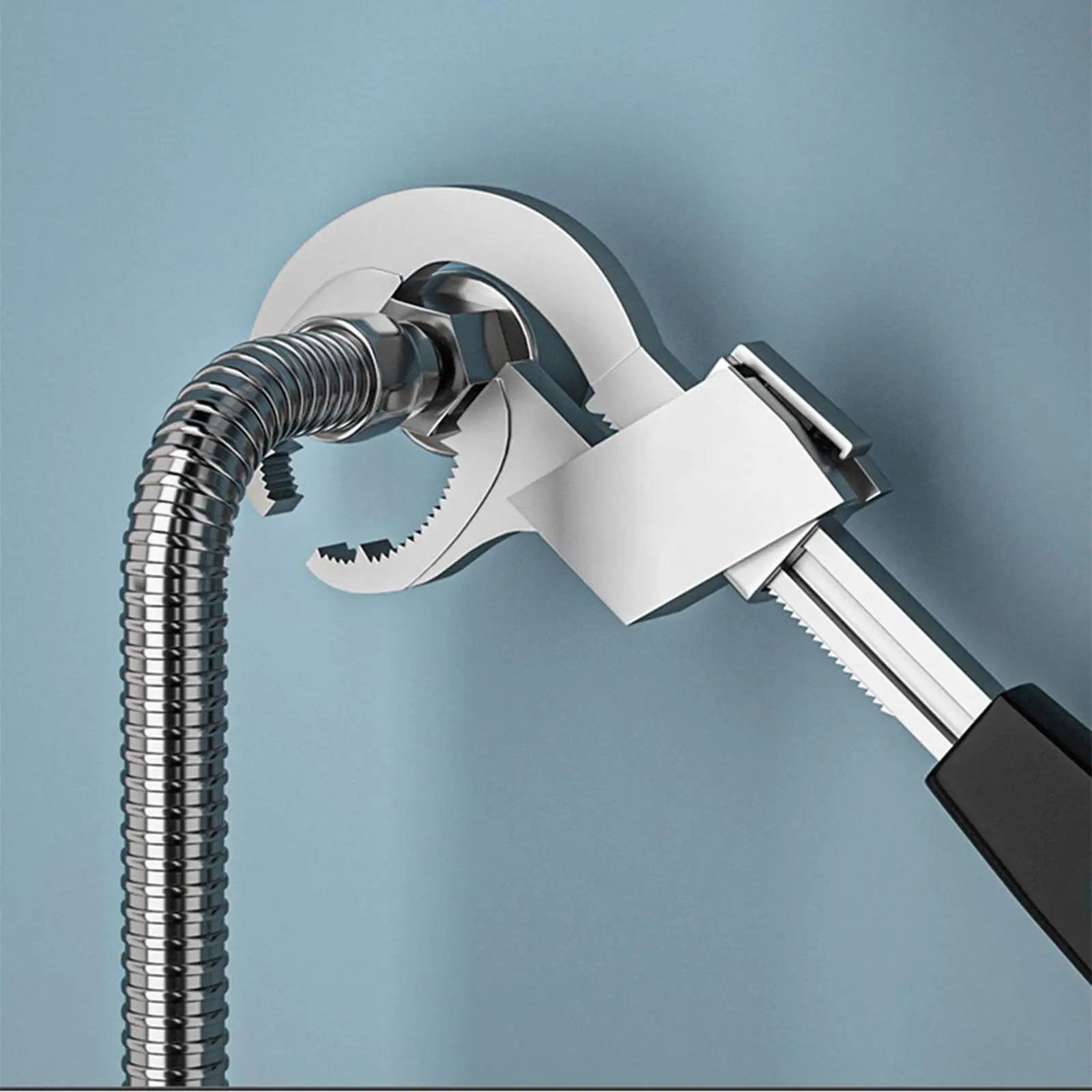 

Bathroom Wrench Adjustable Double Ended Wrench Durable Accessory Universal