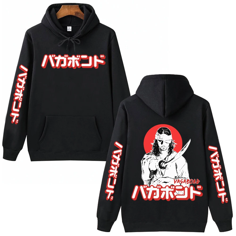

Толстовка с капюшоном Vagabond в стиле аниме для мужчин и женщин, пуловер в стиле Харадзюку в стиле хип-хоп, топы, уличная одежда, подарок для фанатов