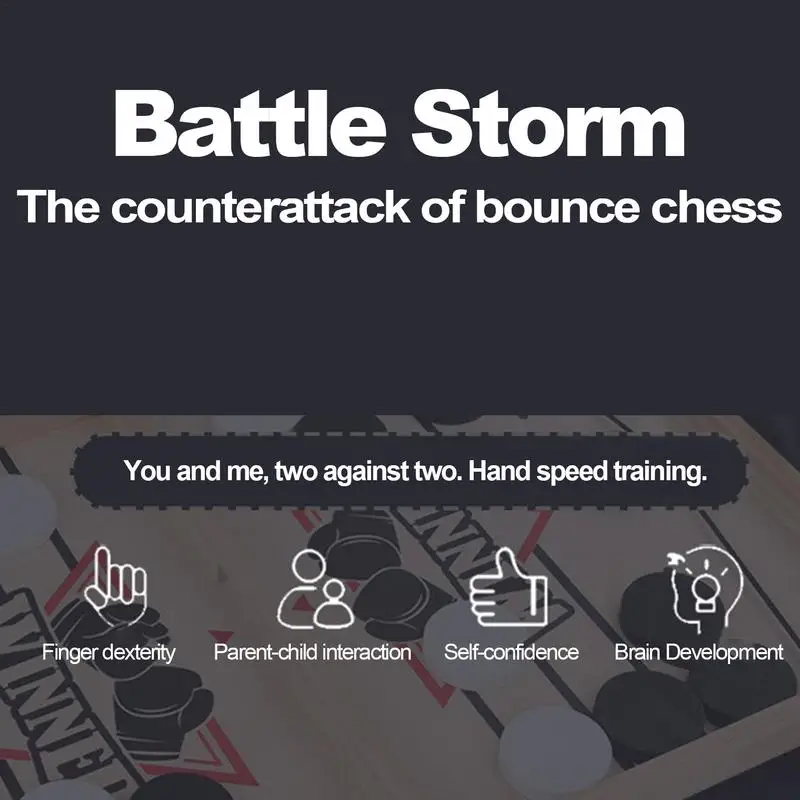 Быстрая игра деревянная версия настольная боевая конкурентоспособная Рогатка