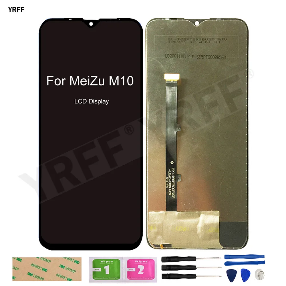 

For MEIZU M10 LCD Display Touch Screen Digitizer Glass Panel Sensor Mobile Phone Repair Tools Parts 100% Tested Free Shipping
