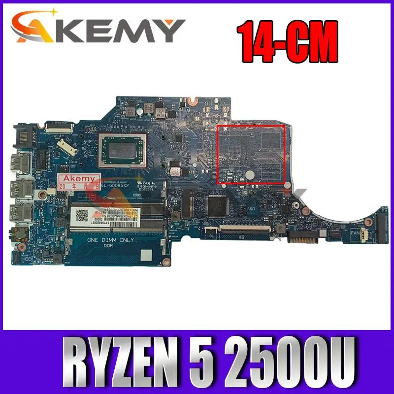 Оригинальная материнская плата для ноутбука HP 14 см модель HAGRID 6050A2983601 RYZEN 5 2500U