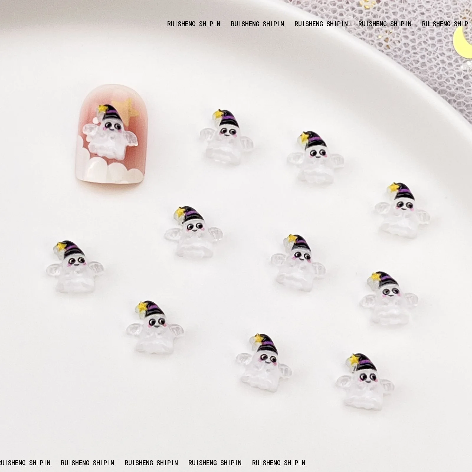 50 шт. пластиковые фигурки летучая мышь