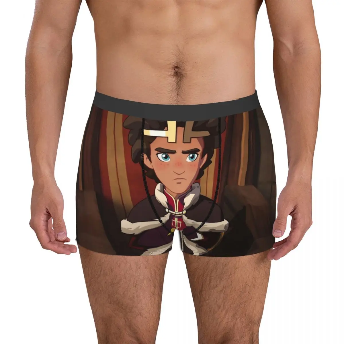 

Ezran The Dragon Viren Prince Animated Underpants Cotton Panties Man Underwear Print Shorts Boxer Briefs