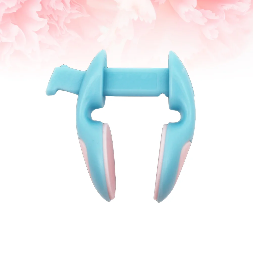 

1 Box Nose Clip Adults Unisex Swimming Nose Device Nose Protection Silicone Pool Accessories for Diving Swimming (Blue)