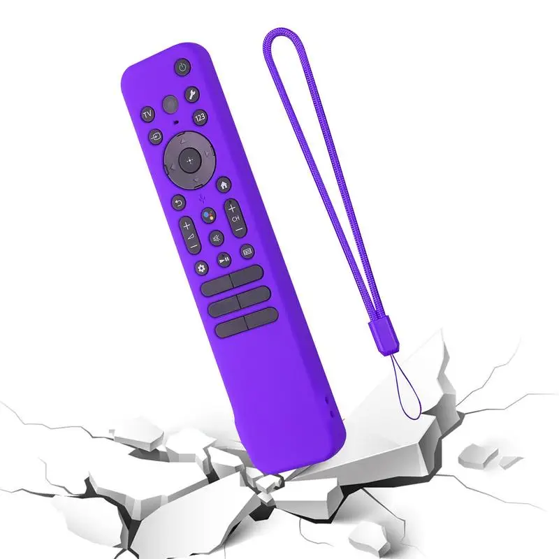 

Remote Control Protective Case Soft Remote Sleeve Protector With Lanyard For RMF-TX810U/RMF-TX811U/RMF-TX910U Remote Control