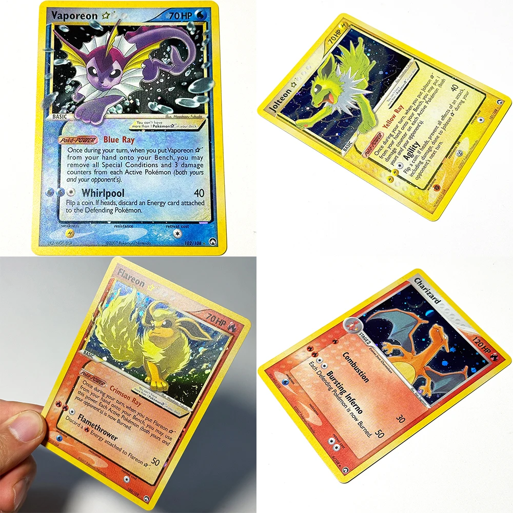 Карты PKM Power Keepers (PK) для прокси-игр: редкие, популярные, хитовые товары, PTCG Flareon # 100 Джолтеонов # 101 Вапореон # 102 Абсол Саламенсбывший Чаризард # 6 (art.: 3920da813edec) - 3920da813edec