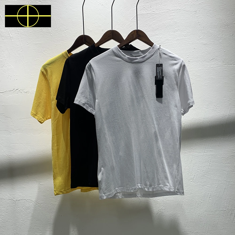 2022 летняя футболка с вышивкой на груди для мужчин и женщин хлопковая Футболка