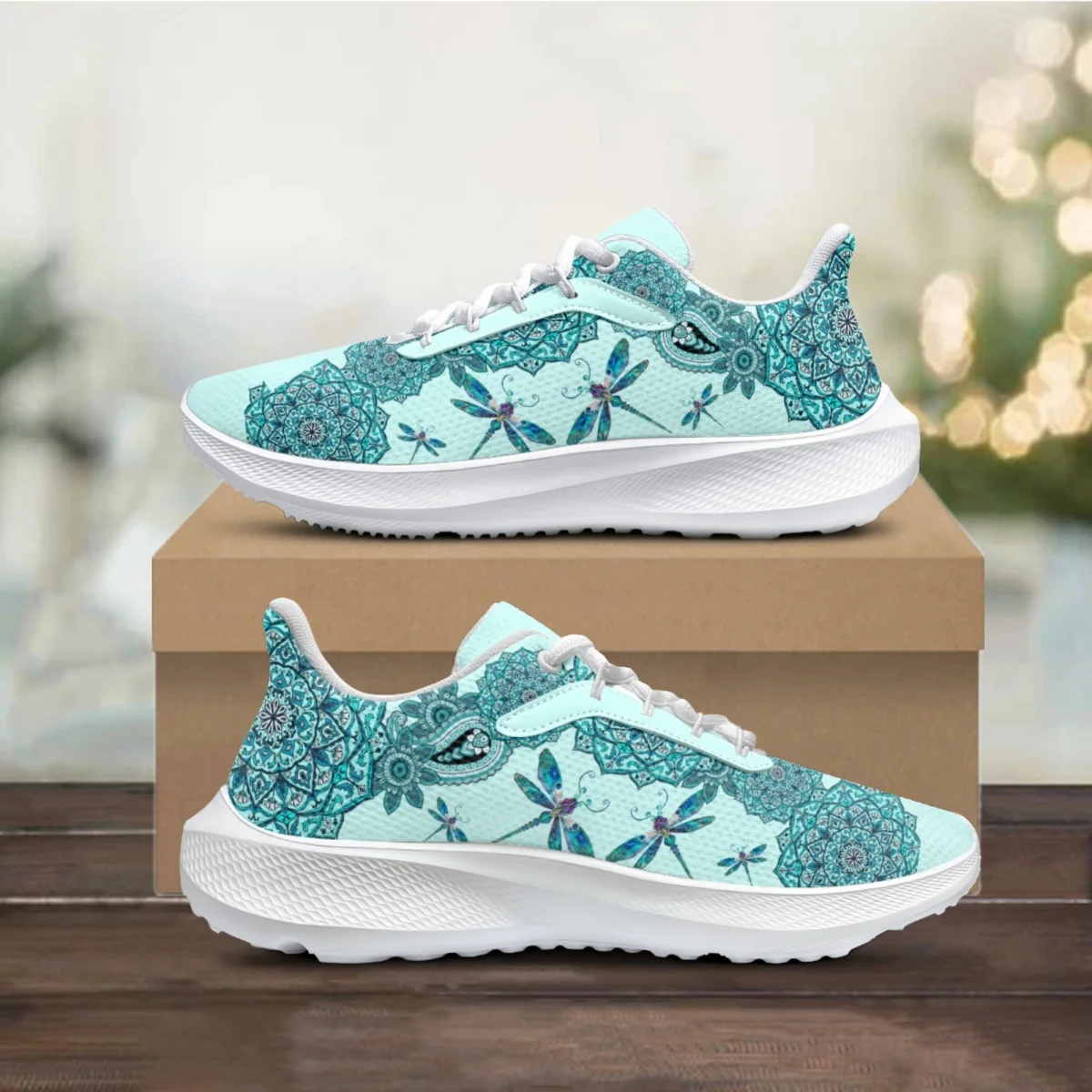 

New Dragonfly Bohemia Style Running Shoes Women's Lightweight Outdoor Platform Sneakers Comfortable Sport Tennis Shoes Gift 2023