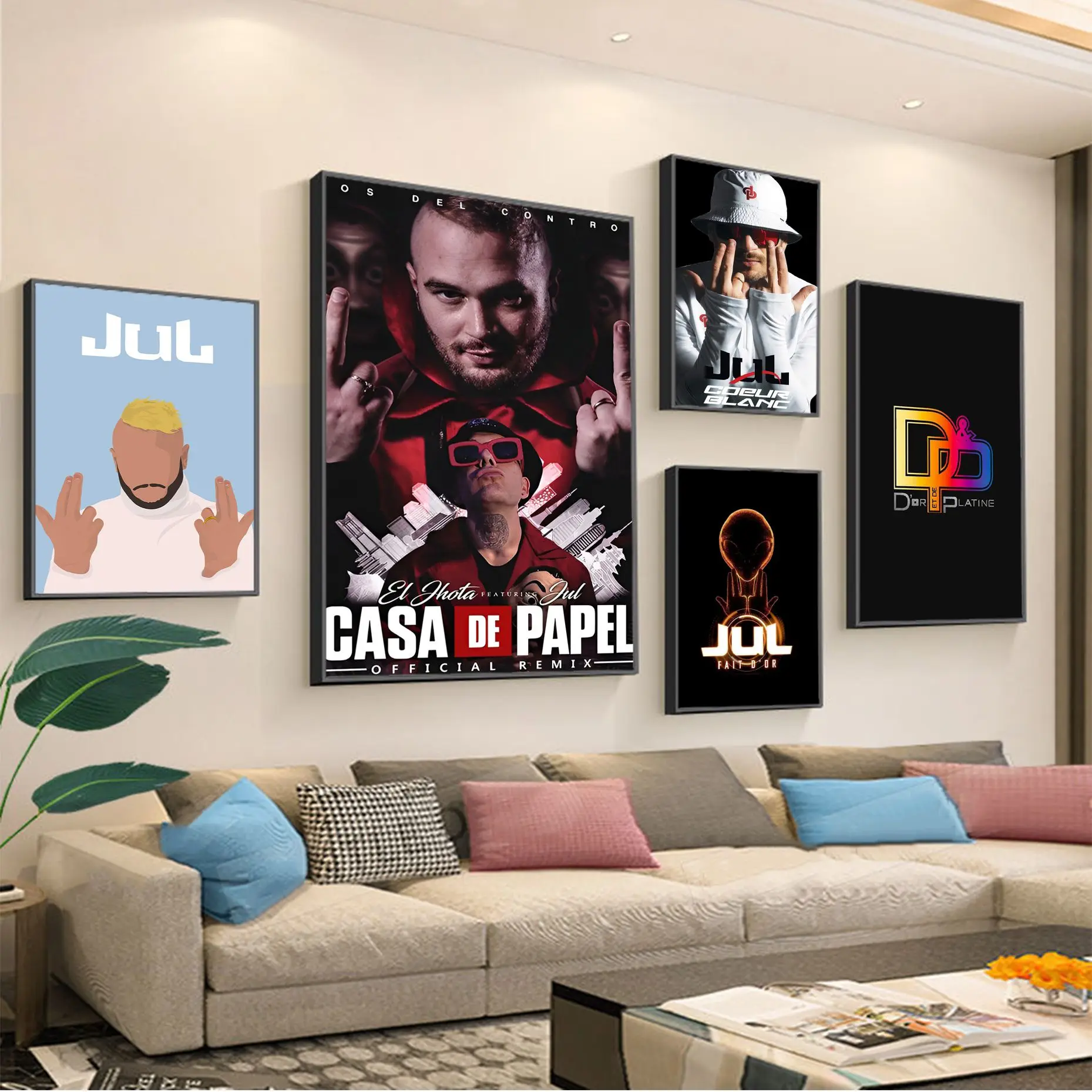 

JuL C'est Pas Des Lol Movie Sticky Posters Waterproof Paper Sticker Coffee House Bar Kawaii Room Decor