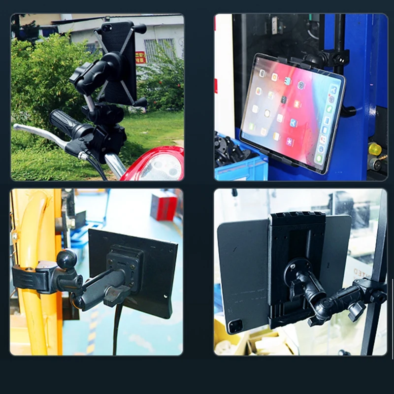 Зажим для крепления на руль велосипеда мотоцикла с шаровым креплением