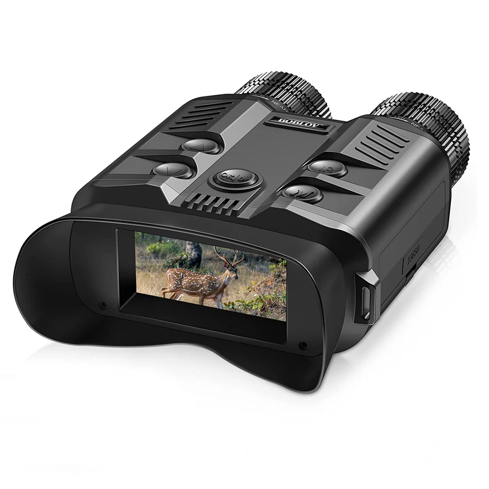 

Night Vision Binoculars 1080P 500M 5X Optical Full Dark Digital IR Telescope 32GB 3' Screen Photo Video Recording Hunting Camera