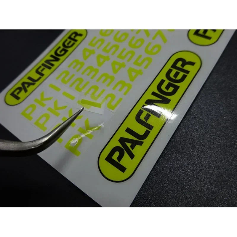 Наклейка на модель крана наклейка PALINGER для 1/14 LESU Tamiya радиоуправляемый прицеп