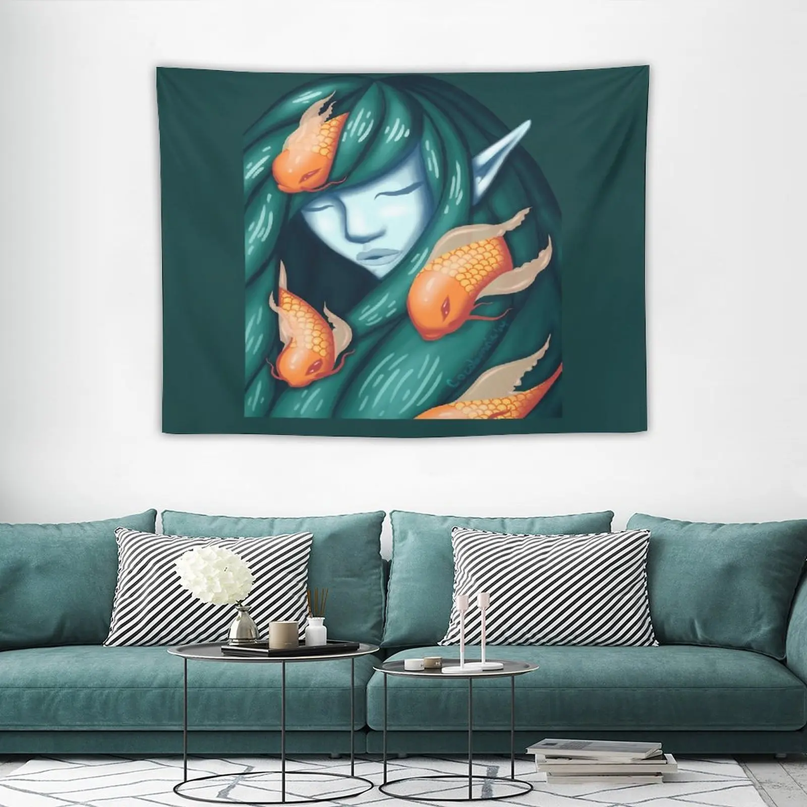 

Wall Sea of Dreams Tapestry Home and Decoration Bohemian Decor Witchcraft Korean Room Decor