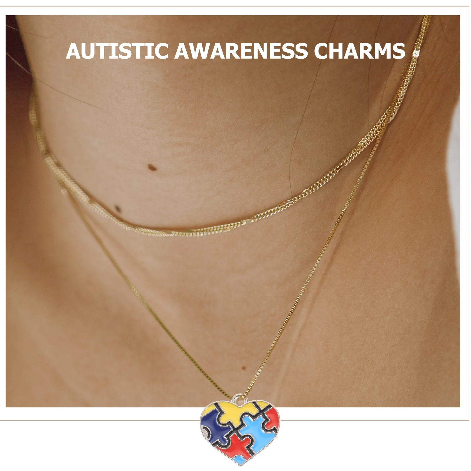 Подвеска с аутизмом декоративные подвески материалы для изготовления ювелирных