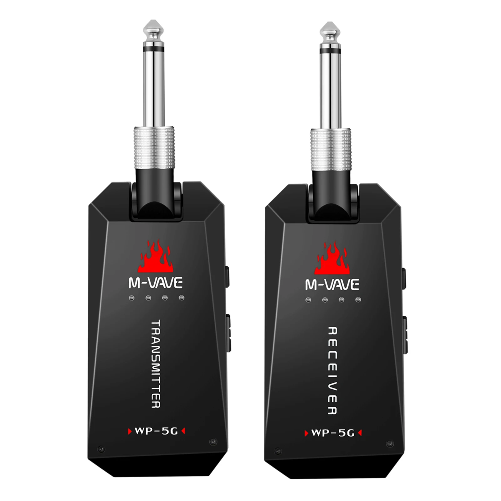 

M-VAVE WP-5G Wireless 5.8G Guitar System Rechargeable Audio Transmitter and Receiver ISM Band for Electric Guitar Bass
